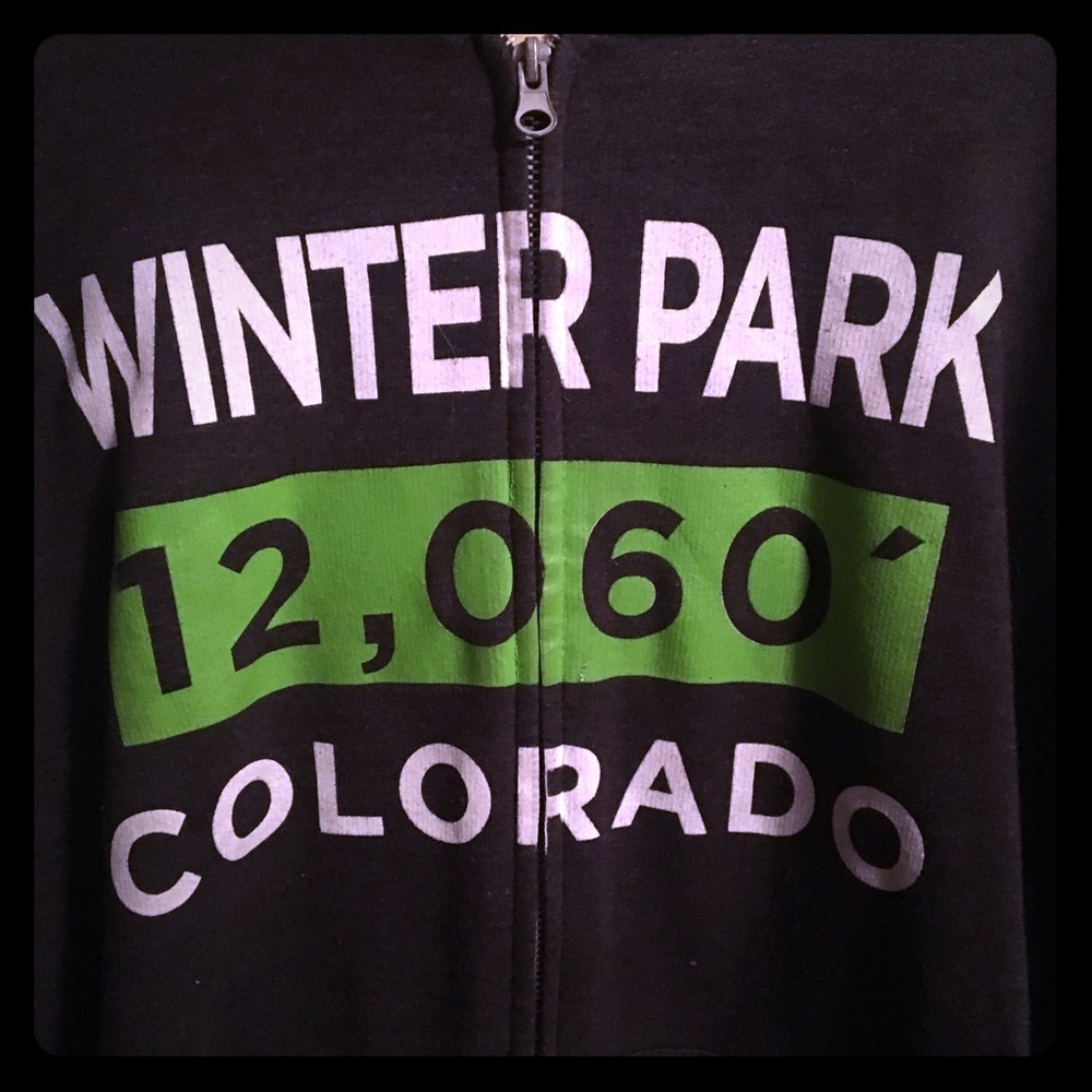 Winter park Colorado Zip up